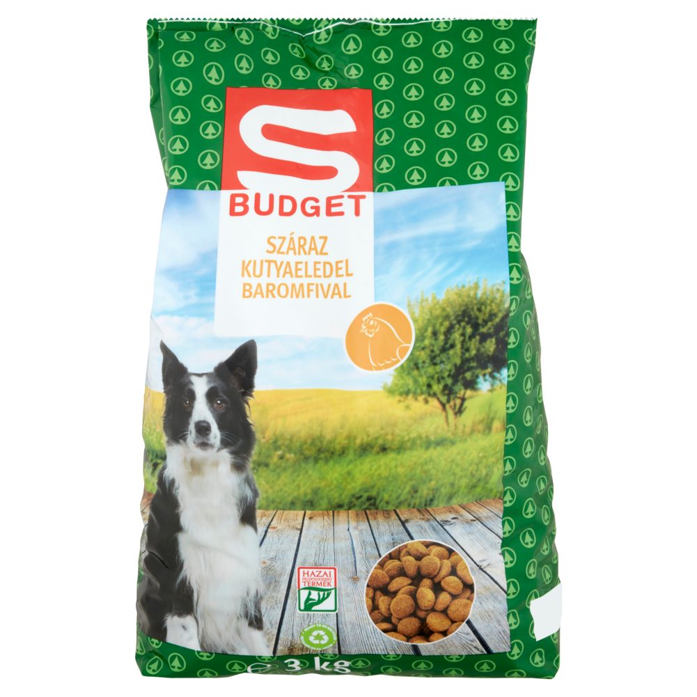 S-Budget Száraz Kutyaeledel szárnyas 3 kg